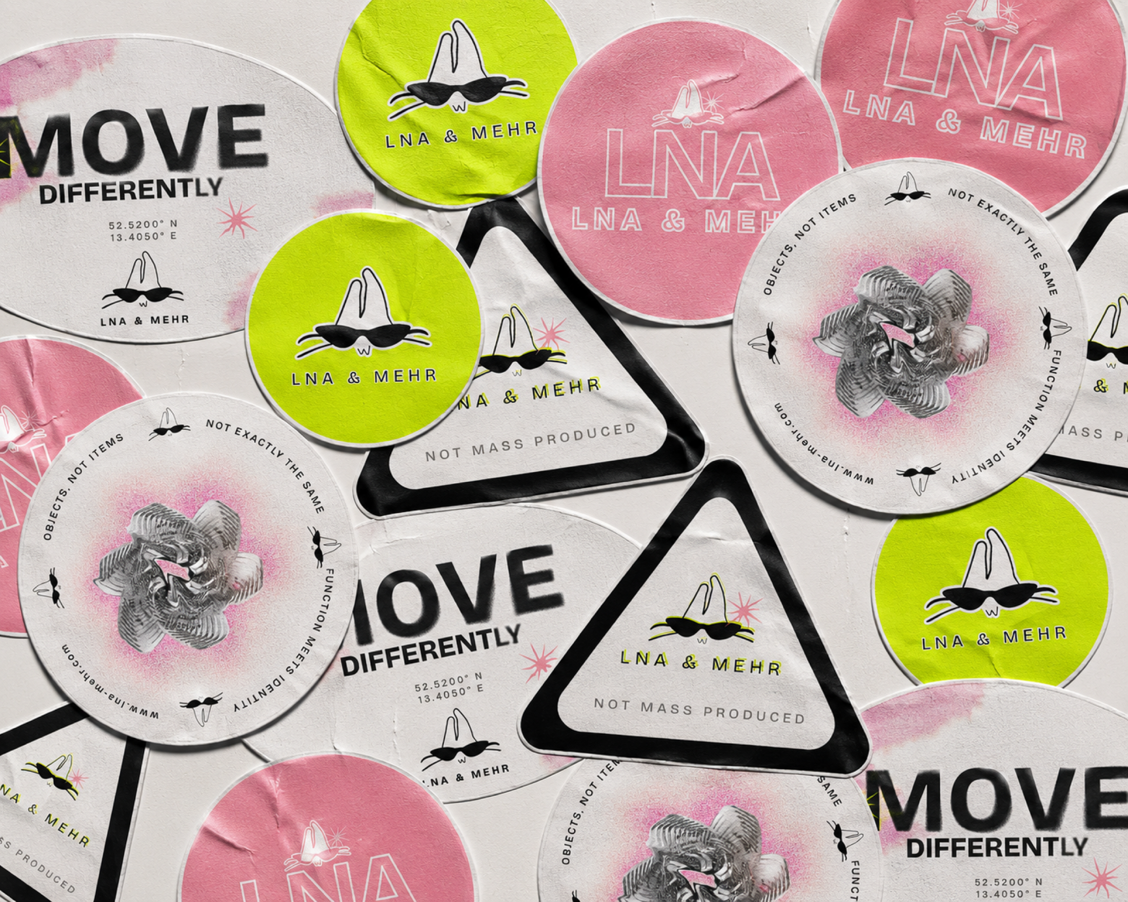 Colección de stickers de LNA & MEHR
